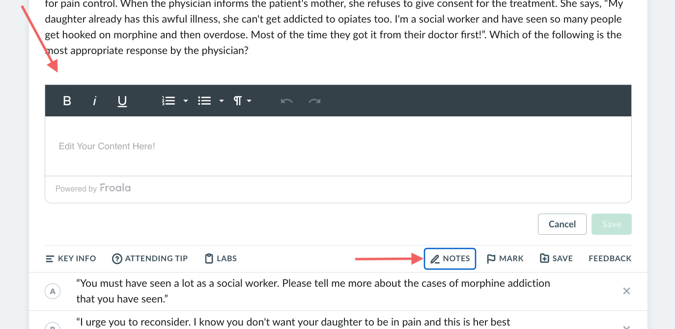 Using Study Mode &amp; Exam Mode – AMBOSS